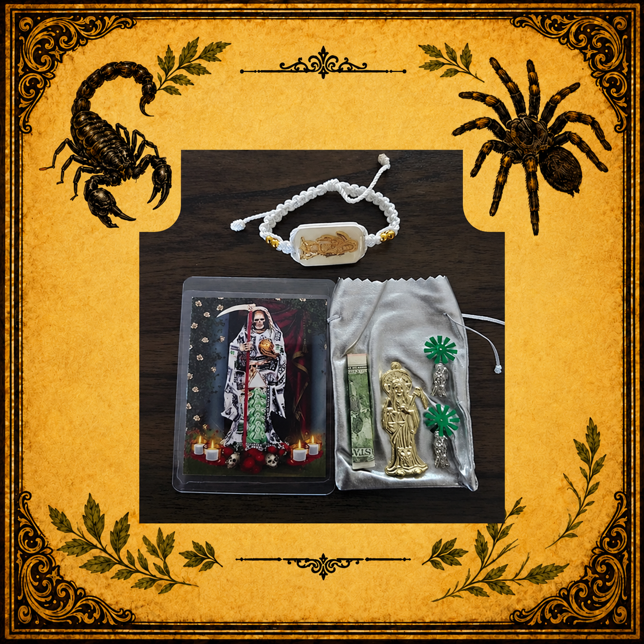Santa Muerte Blanca Kit