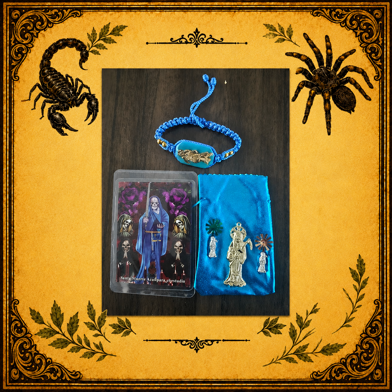 Santa Muerte Azul Kit