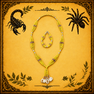 Collar Oshún Amarillo Ámbar