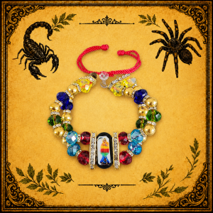 Ilde Santa Muerte Dorado Multicolor