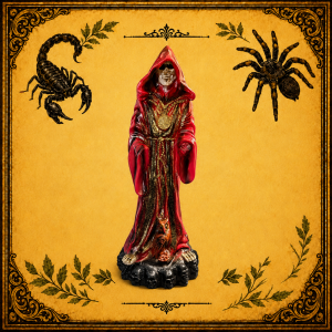Santa Muerte Monje Roja