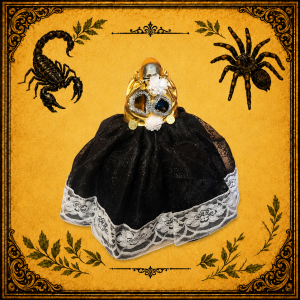 Vestido Santa Muerte Negro