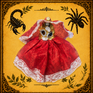 Vestido Santa Muerte Rojo