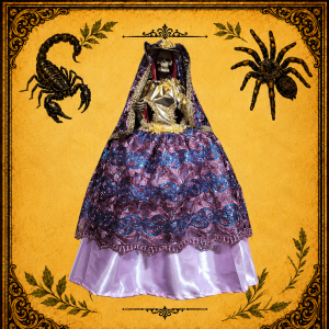 Vestido Santa Muerte Lila