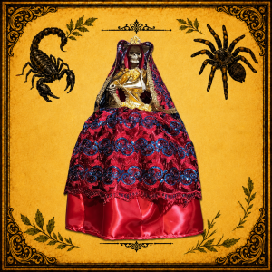 Vestido Santa Muerte Morado