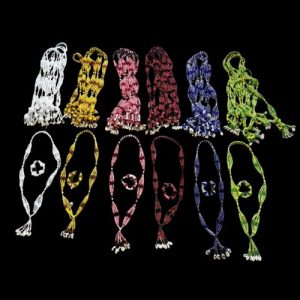 ritual set of the seven major orishas with consecrated neckl - figura Orisha Yoruba sagrada mayoreo Houston Texas