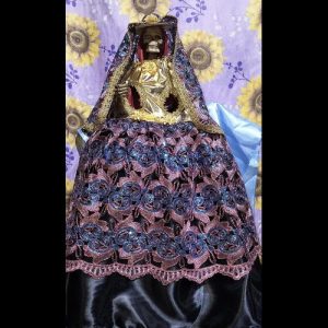 Vestido Santa Muerte Morado - figura Santa Muerte religiosa mayoreo Houston Texas