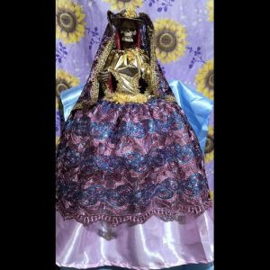 Vestido Santa Muerte Lila - figura Santa Muerte religiosa mayoreo Houston Texas