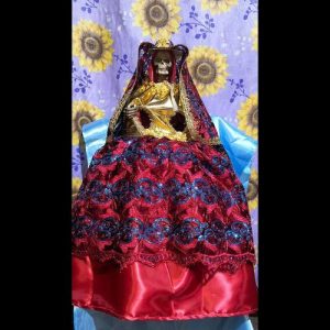 Vestido Santa Muerte Morado - figura Santa Muerte religiosa mayoreo Houston Texas