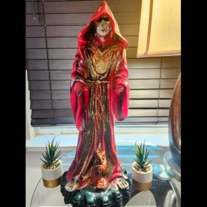 Santa Muerte Monje Roja - figura Santa Muerte religiosa mayoreo Houston Texas