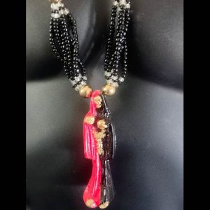 collar santa muerte negra - collar Elekes Orisha Yoruba mayoreo Houston Texas