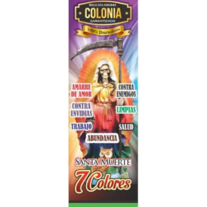 Colonia Santa Muerte 7 Colores - protección abundancia espiritual mayoreo Houston