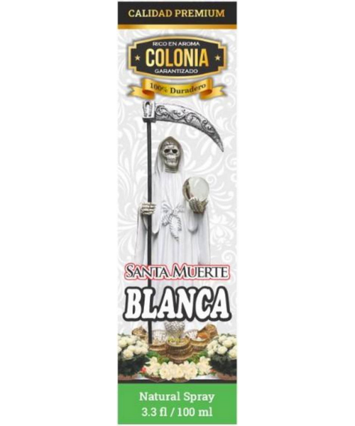 Colonia Santa Muerte Blanca - colonias esotéricas purificación Santería mayoreo Houston