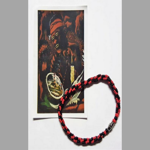 Estampita religiosa Elegguá Orisha caminos suerte - Yoruba Santería mayoreo Houston