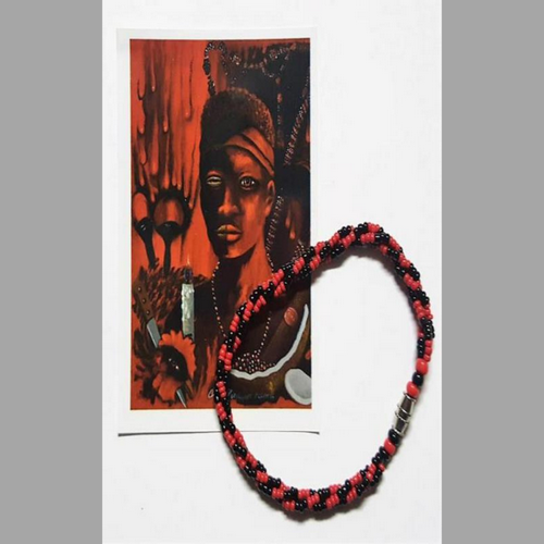 Estampita religiosa Elegguá Orisha Yoruba caminos - artículos Santería mayoreo Houston