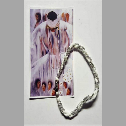Estampita religiosa Obatalá blanco Orisha Yoruba - artículos Santería mayoreo Houston