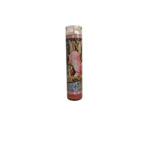 Velón Ángel de la Guarda Rosa - velas religiosas ángeles protección mayoreo Houston
