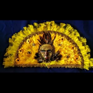 Abanico grande Orisha - abanicos religiosos Yoruba Santería al por mayor Houston