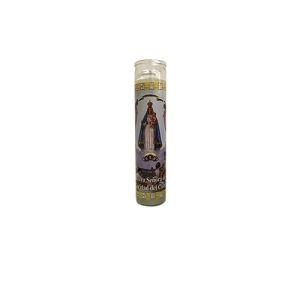 Velón Caridad del Cobre Blanca - velas religiosas Oshún Santería mayoreo Houston