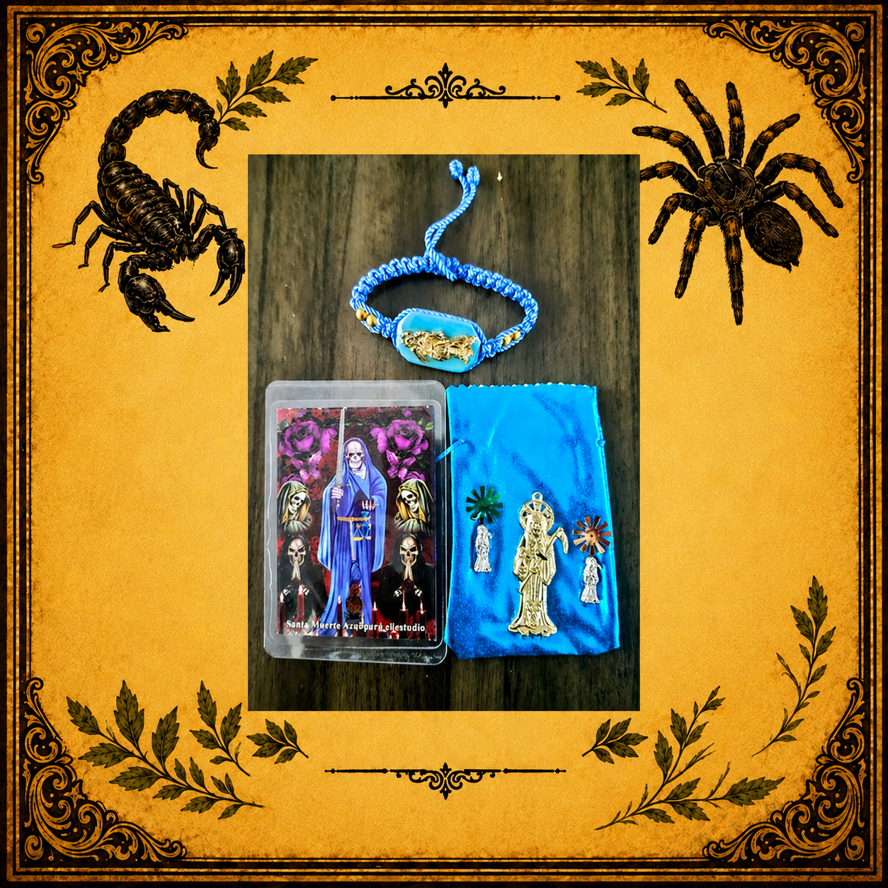 Kit De La Santa Muerte Azul