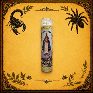 Vela caridad del cobre Blanca