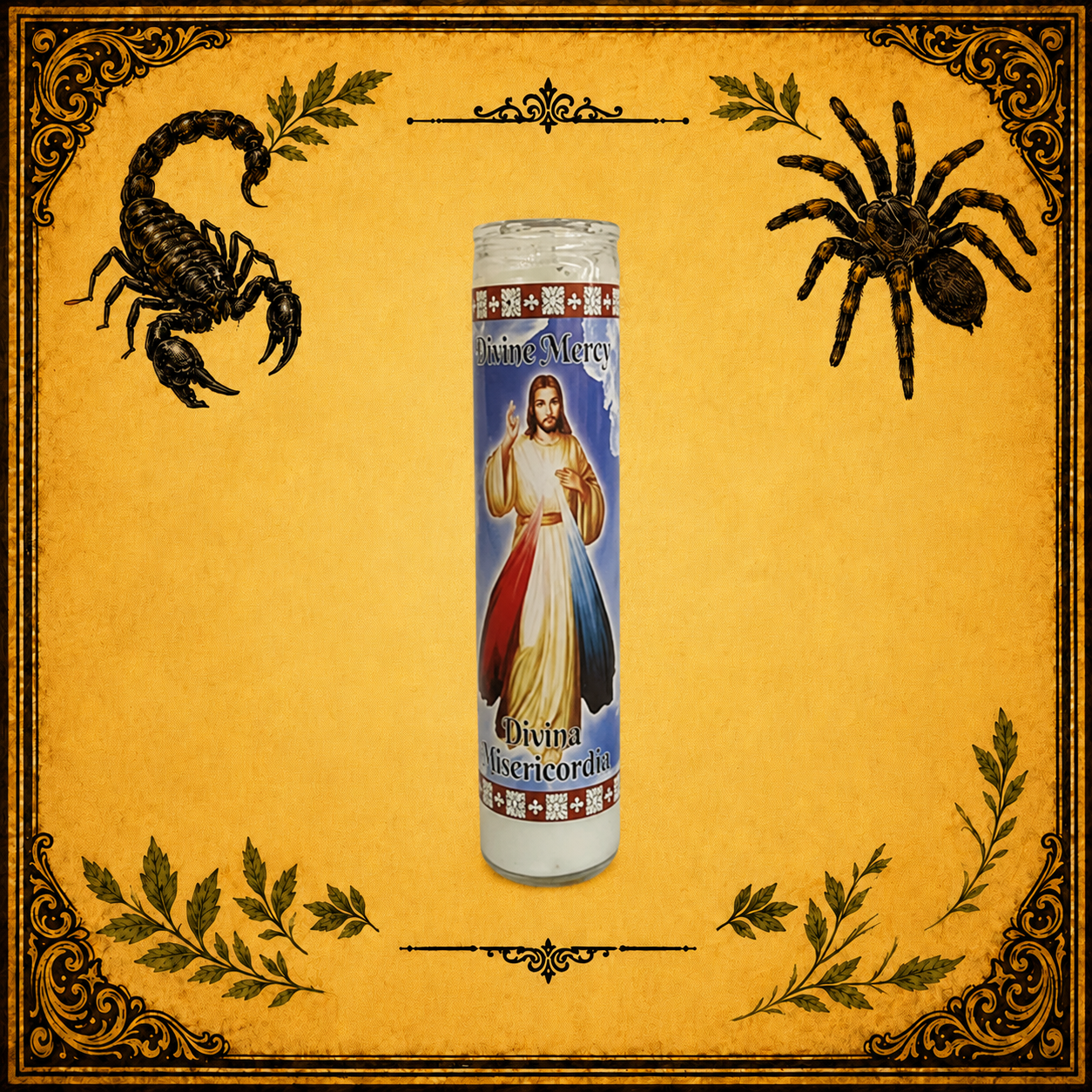 Vela Divina misericordia Blanca