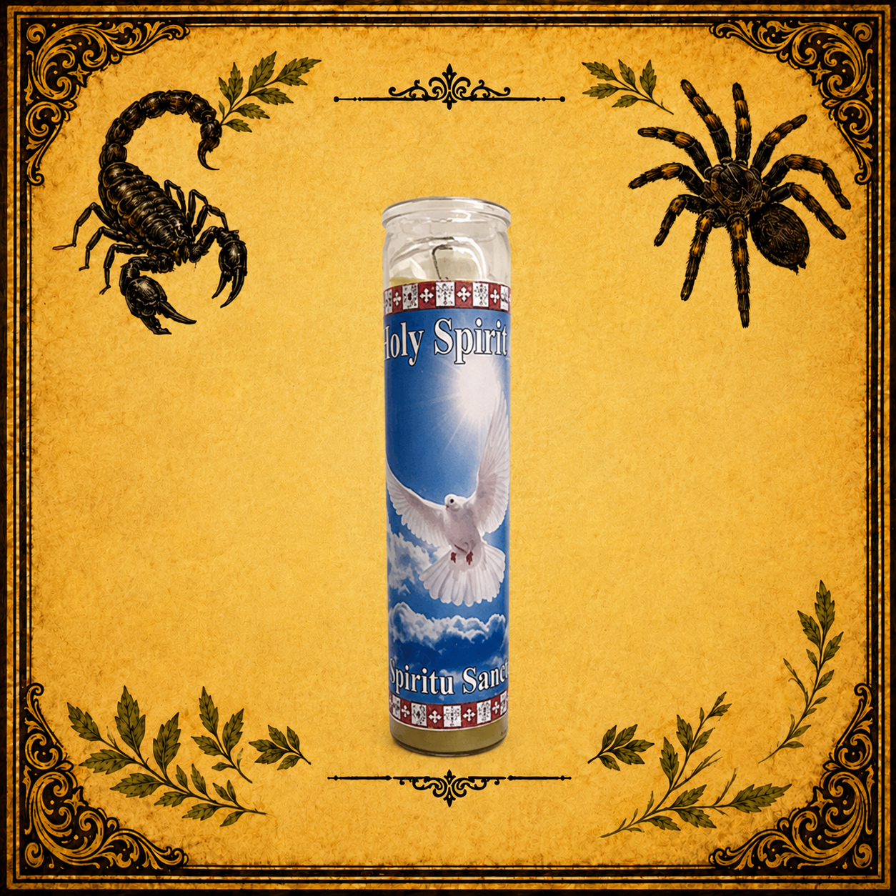Vela espiritu santo Amarillo