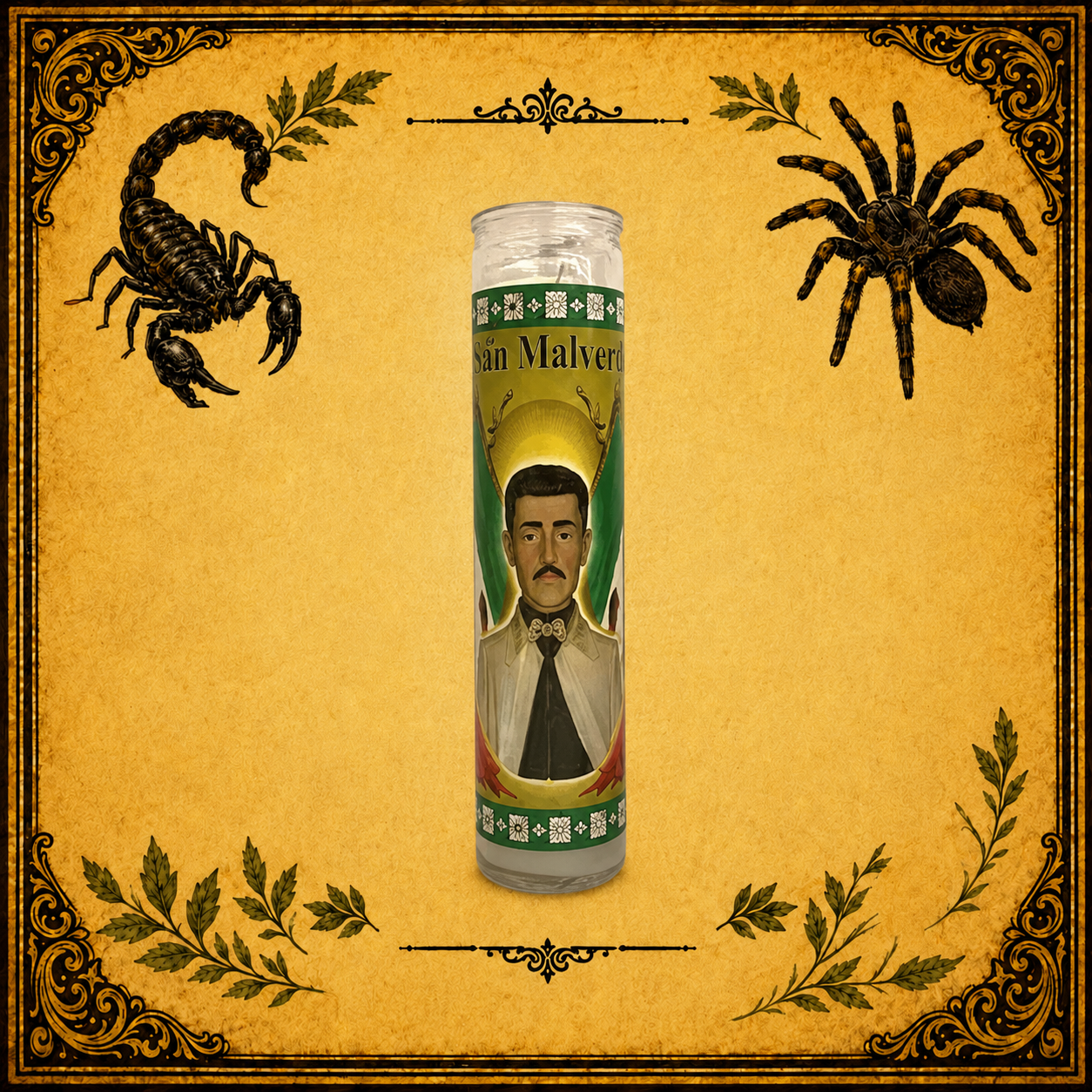 Vela jesus malverde Blanca
