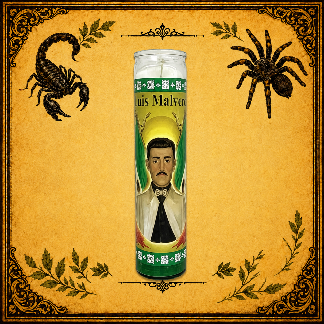 Vela jesus malverde Verde