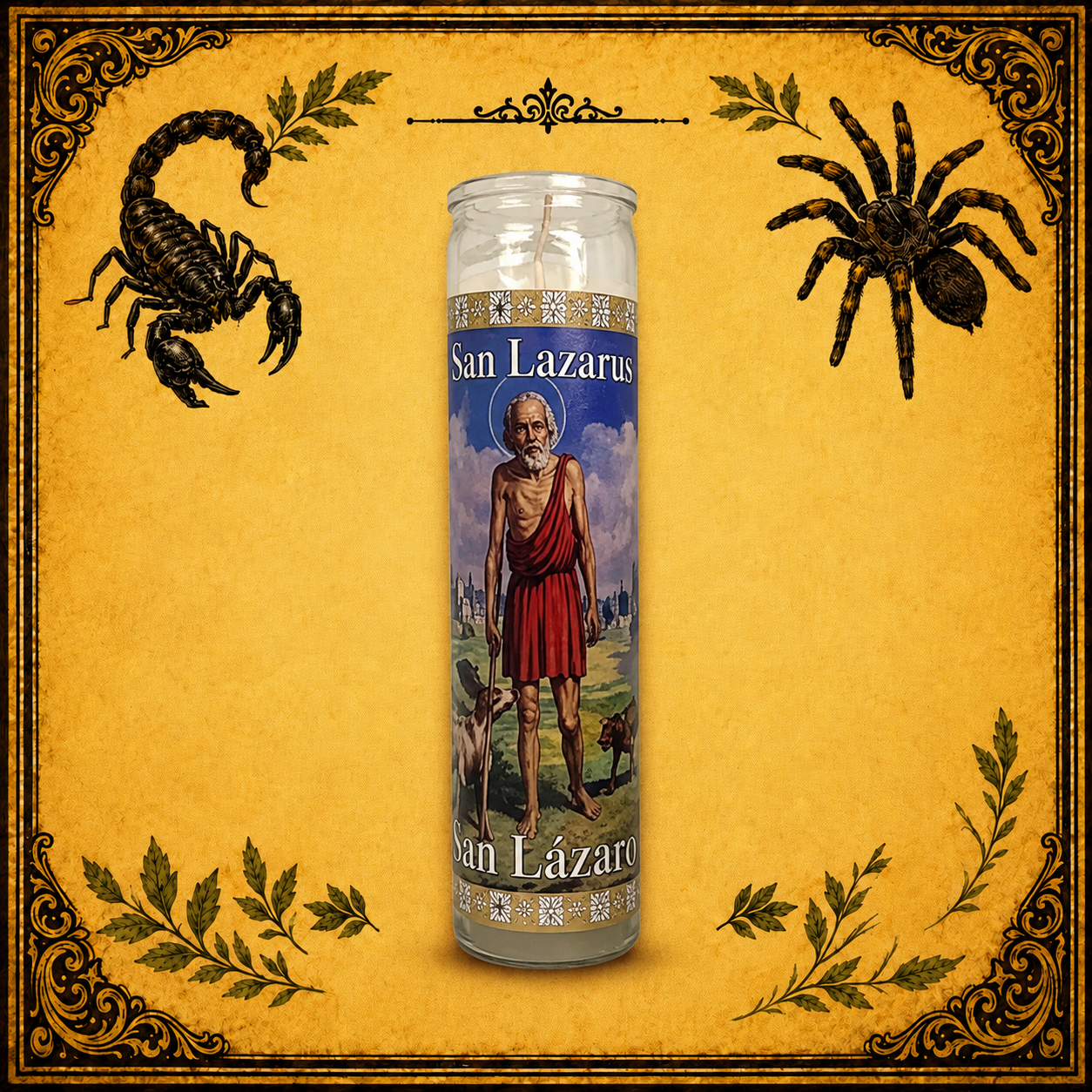 Vela san lázaro Blanca
