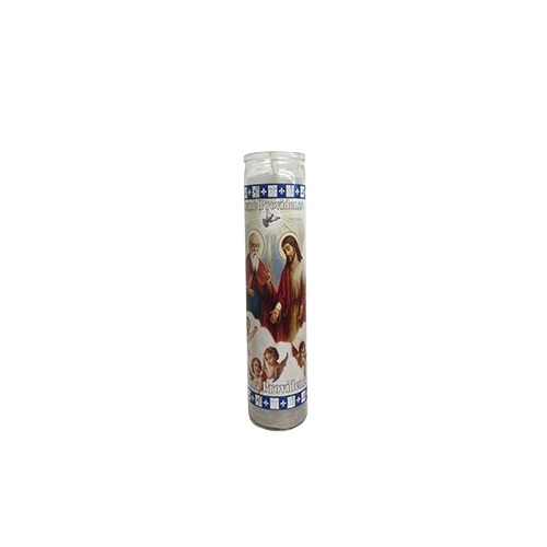 Velón Divina Providencia Blanca - velas religiosas protección Santería mayoreo Houston