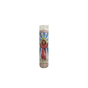 Velón Divino Niño Jesús Blanca - velas religiosas milagros Santería mayoreo Houston
