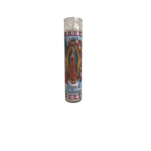 Velón Doblemente Virgen Blanca - velas religiosas Santería mayoreo Houston Texas
