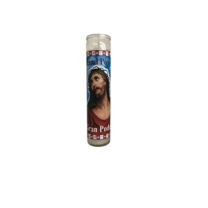 Velón Gran Poder Blanca - velas religiosas poder protección Santería mayoreo Houston