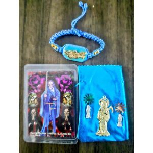 Kit de la Santa Muerte Azul mayoreo - distribuidor Santería Yoruba Houston TX