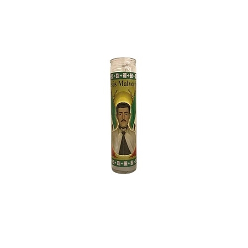 Velón Jesús Malverde 7 Colores - velas esotéricas Santería mayoreo Houston Texas