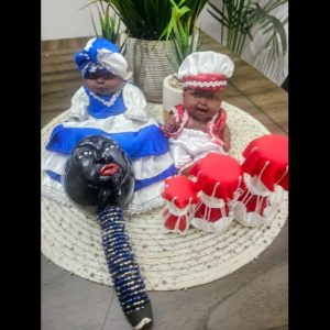 Minis Yemayá y Shangó Orisha Yoruba - figuras religiosas Santería mayoreo Houston
