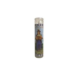Velón Niño de Atocha Blanca - velas religiosas protección viajeros mayoreo Houston