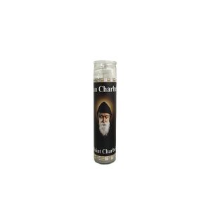 Velón San Charbel Blanca - velas religiosas Santería mayoreo Houston Texas