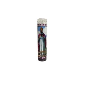 Velón San Cipriano Morado - velas religiosas magia Santería mayoreo Houston TX