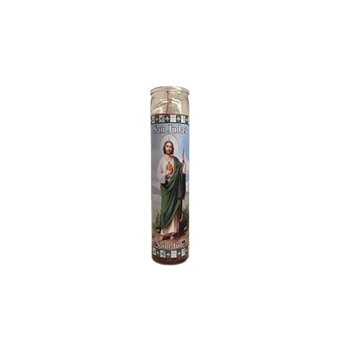 Velón San Judas Rojo - velas religiosas causas difíciles Santería mayoreo Houston