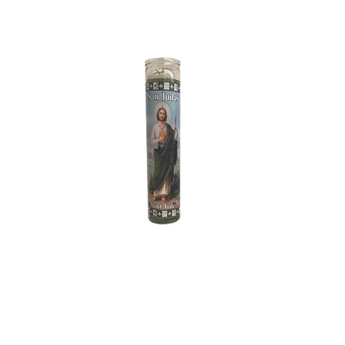 Velón San Judas Verde - velas religiosas causas difíciles Santería mayoreo Houston