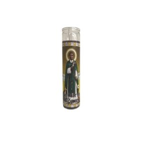 Velón San Martín de Porres Morado - velas religiosas Santería mayoreo Houston
