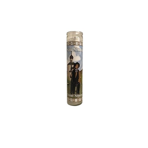 Velón San Simón 7 Colores - velas religiosas Santería mayoreo Houston Texas