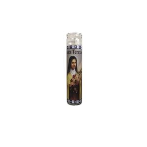 Velón Santa Teresa Blanca - velas religiosas Santería mayoreo Houston Texas