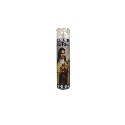 Velón Santa Teresa Blanca - velas religiosas Santería mayoreo Houston Texas