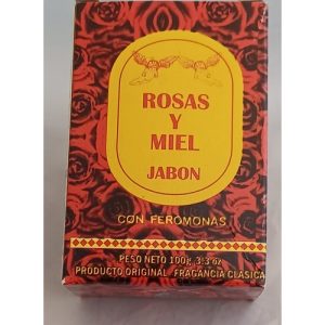 Jabón esotérico Rosas y Miel - jabones rituales amor Santería mayoreo Houston TX
