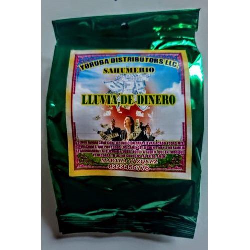 Sahumerio Lluvia de Dinero - inciensos rituales abundancia mayoreo Houston Texas
